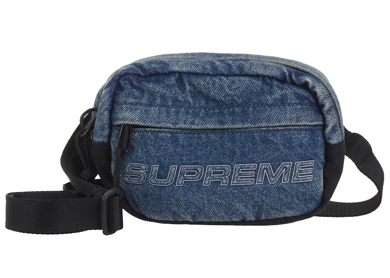 Supreme Denim Mini Shoulder Bag Washed Indigo - FW25 - US