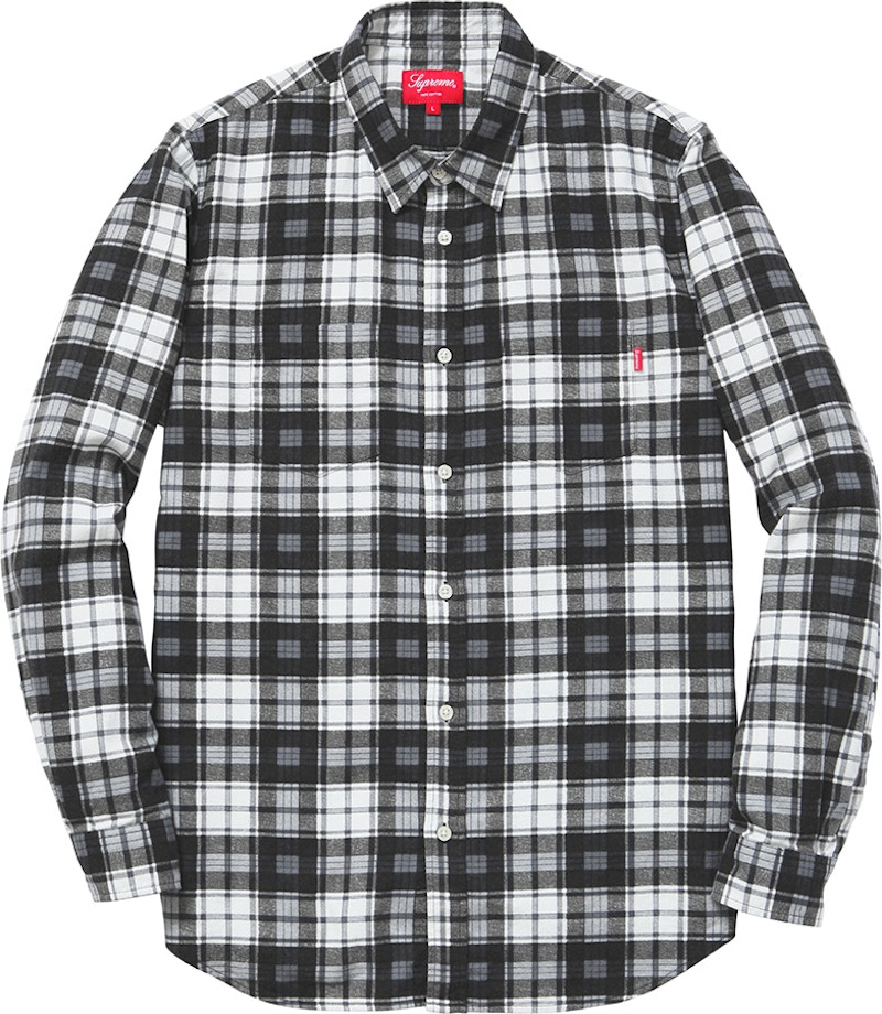 Supreme Flannel Shirt Black Men's - FW15 - US