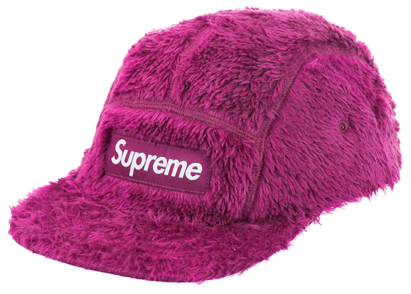 Supreme Fuzzy Camp Cap Pink - FW24 - US