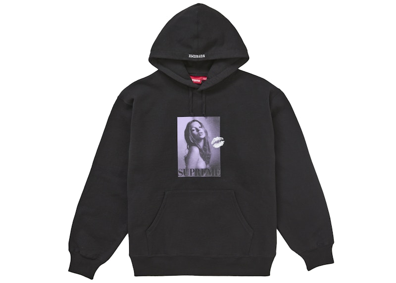 Supreme Kate Moss Hooded Sweatshirt Black Men's - FW24 - US