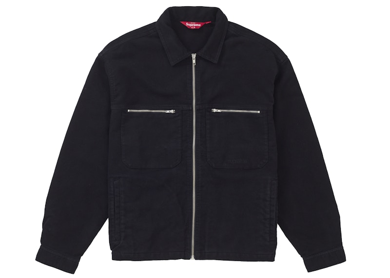 Supreme Moleskin Work Jacket (SS25) Black Men's - SS25 - US