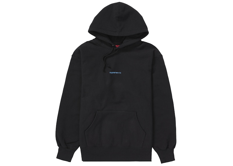 Supreme Number One Hooded Sweatshirt Black Men's - FW21 - US