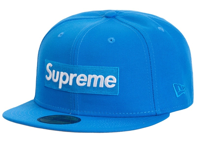 Supreme Sharpie Box Logo New Era Fitted Cap Blue - SS24 - US