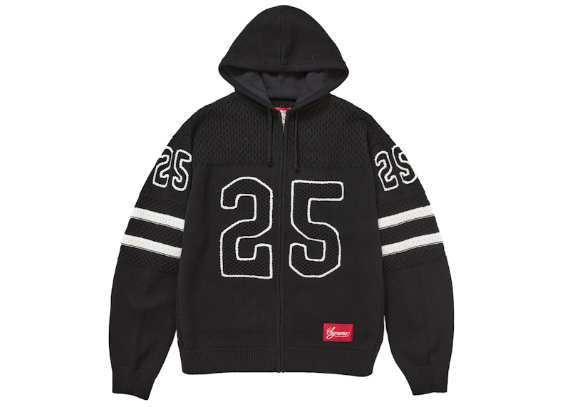 Supreme Sport Zip Up Hooded Sweater (FW25) Black Men's - SS25 - US