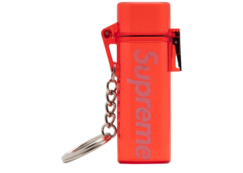 Supreme Waterproof Lighter Case Keychain Red - SS20 - US