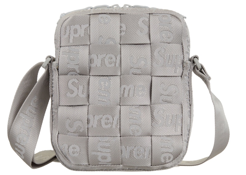 Supreme Woven Shoulder Bag SS24 Grey - SS24 - US