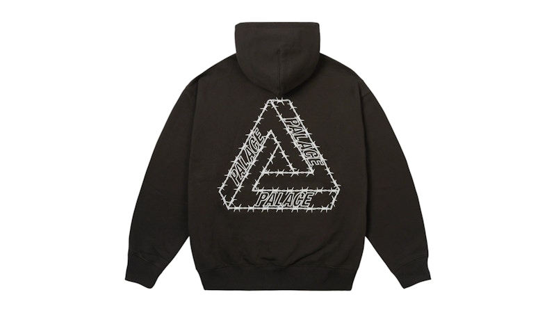 Palace Barbed Tri-Ferg Hood Black Men's - SS25 - US