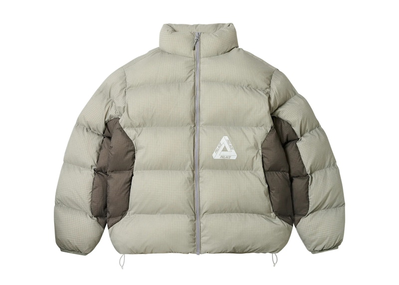 Palace Ripstop Puffer Concrete Grey Men's - FW24 - US