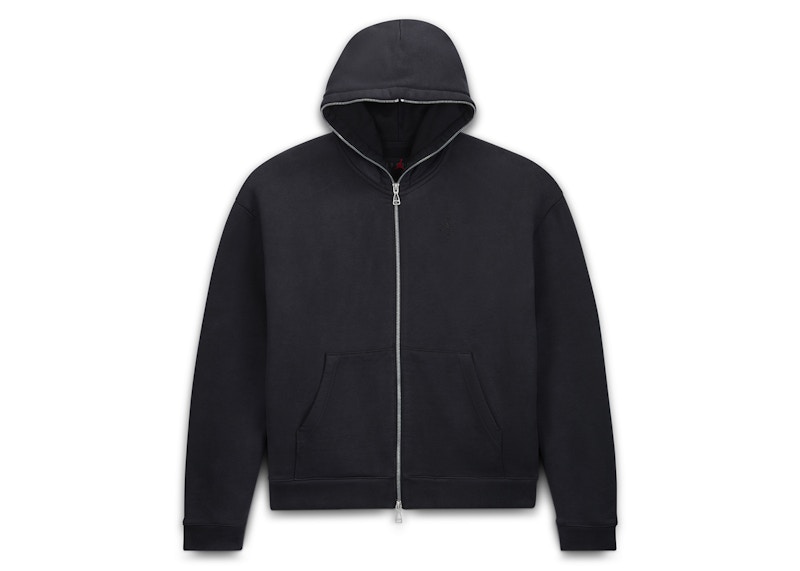 Travis Scott Cactus Jack x Jordan MJ TS FZ Hoodie Black Men's