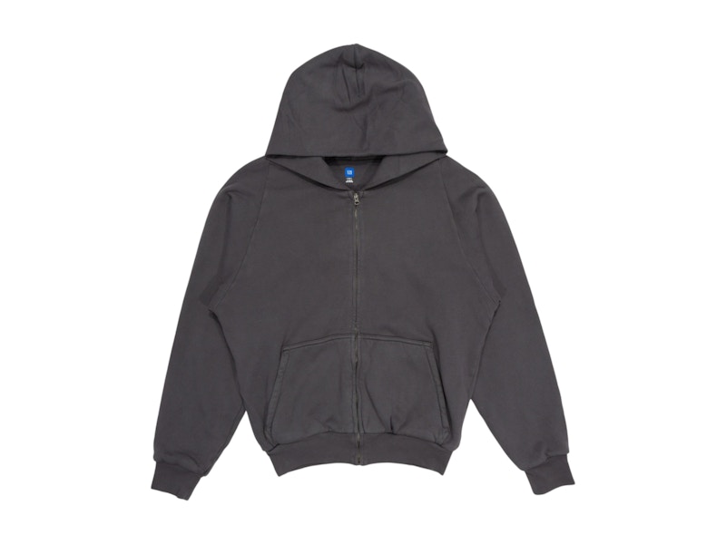 Yeezy x Gap Zip Up Exclusive Hoodie Dark Grey Men's - SS22 - US