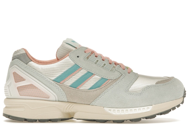 Adidas Men's Zx 8000 Mig Sneaker in Ftwr White/Lucid Aquamarine
