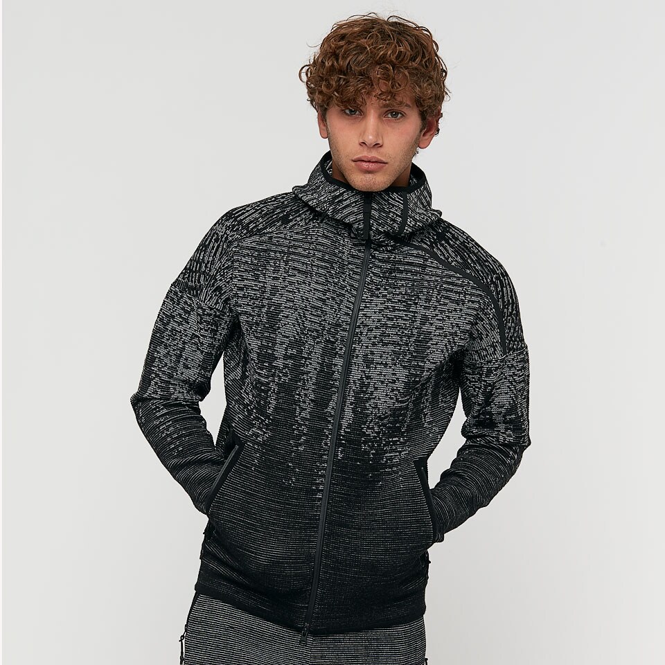 adidas Originals Z.N.E Pulse Knit Hoodie - Schwarz