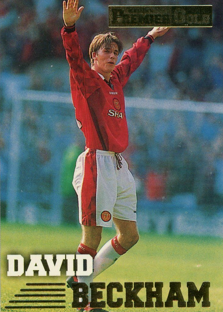 David Beckham 1996 Merlin Premier Gold #92 Base Price Guide