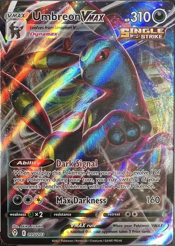 Umbreon VMAX 2021 Sword & Shield: Evolving Skies #095/203 Holo