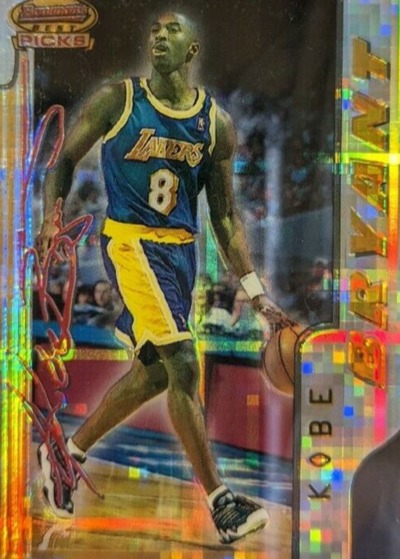 Kobe Bryant 1996 Bowman's Best #BP10 Picks - Atomic Refractor
