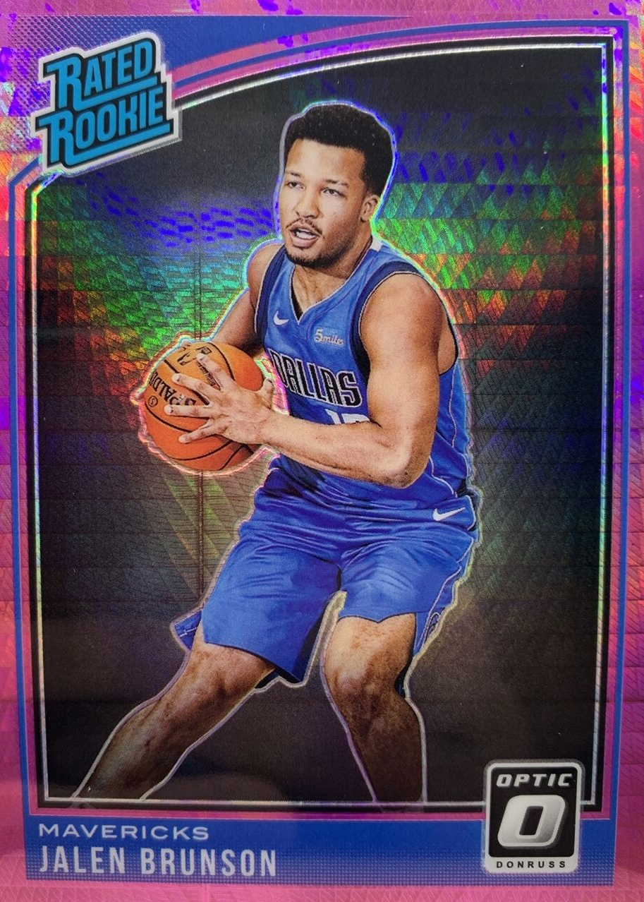 Jalen Brunson 2018 Optic #179 Hyper Pink Price Guide - Sports Card