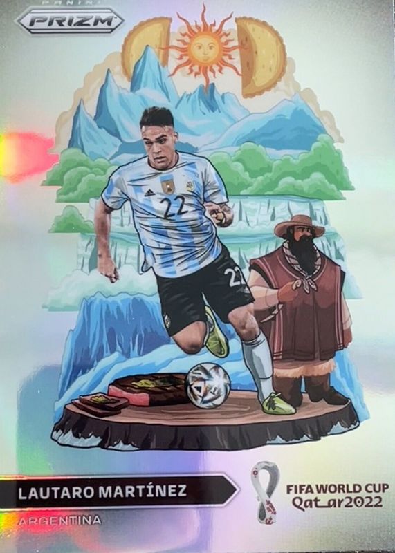 Lautaro Martinez 2022 Prizm World Cup #1 National Landmarks /(SSP