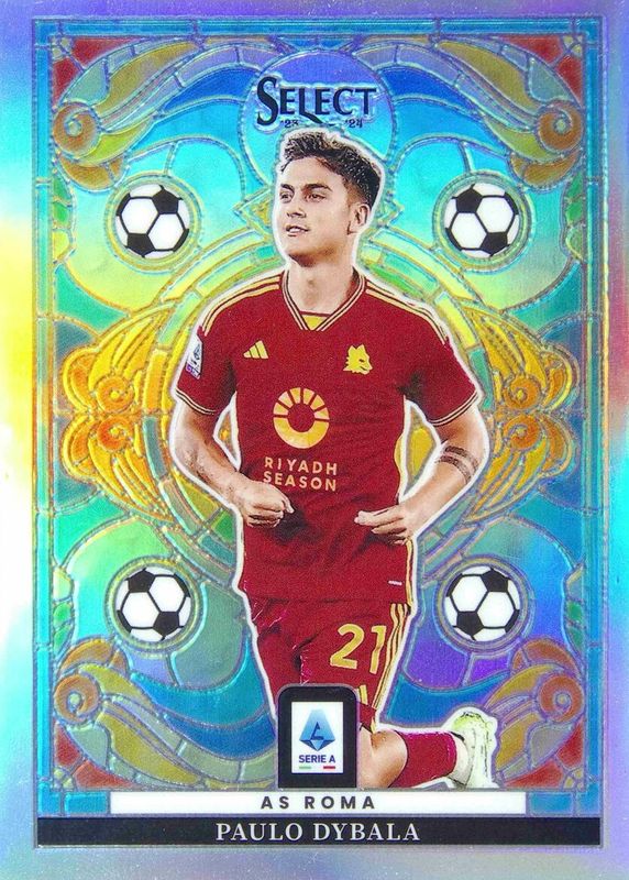 Paulo Dybala 2023 Select Serie A #5 Stained Glass /(SSP) Price
