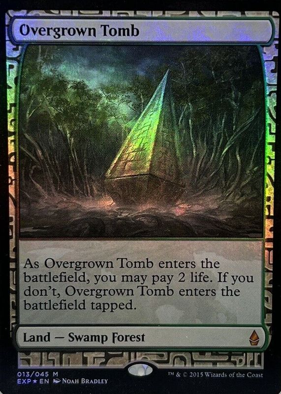 Overgrown Tomb 2015 Zendikar Expeditions #13 Foil Price Guide
