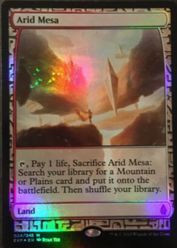 Arid Mesa 2015 Zendikar Expeditions #24 Foil Price Guide - Sports