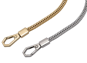 Цепочка для сумки с карабином СК-019 120см цвет Никель: продажа