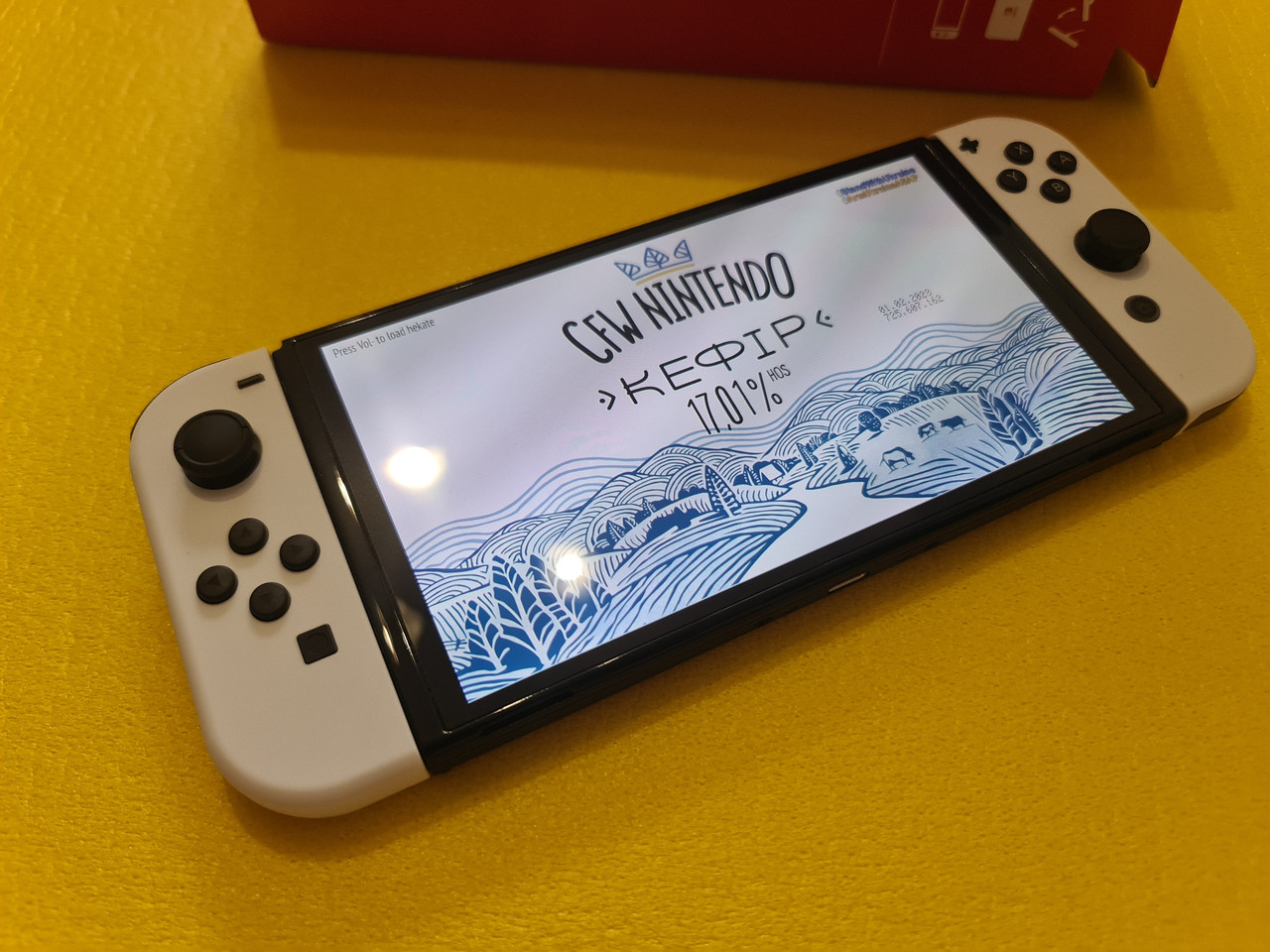 Прошита (чипированая) новая nintendo switch oled 64+128 gb kefir