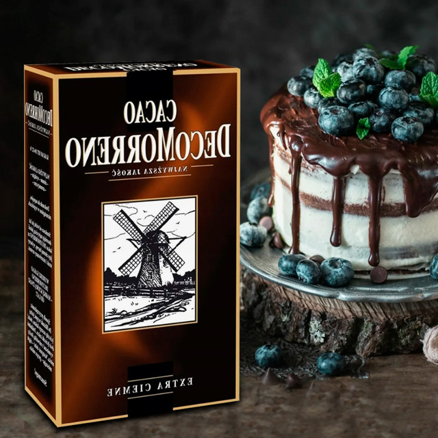 Какао порошок 80 грамм Maspex DecoMorreno Натуральный какао для