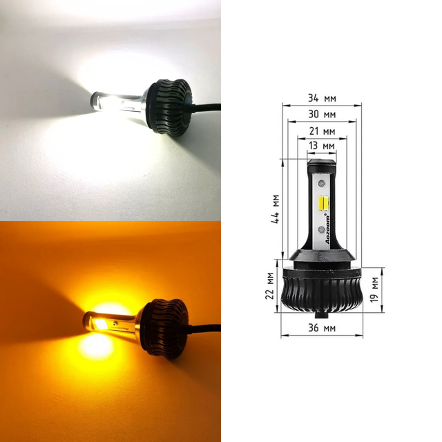 Купити Автолампы LED Aozoom DRL/turn ДХО Поворот Canbus 1156 PY21W