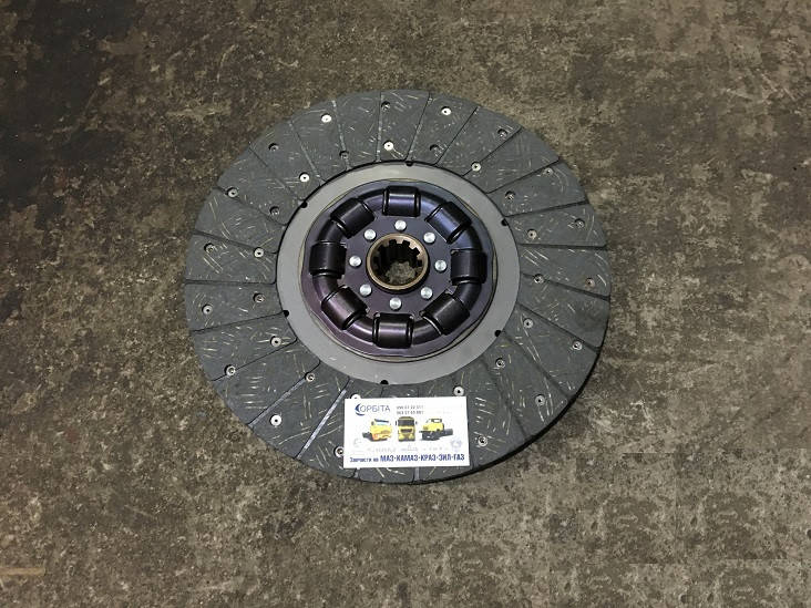 5301-1601130 Диск сцепления ведомый ЗИЛ 5301, 130 (элипсонавитая