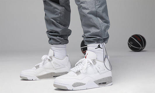 Кроссовки Nike Air Jordan 4 Retro White Oreo - CT8527-100, цена