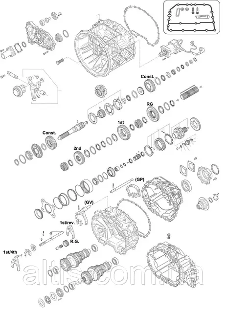 Купить Запчастини КПП ZF 12AS 1631 TD IT (1327 047 xxx): продажа