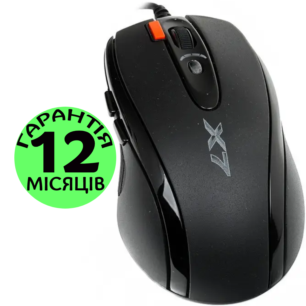 Игровая мышь A4Tech X7 XL-750BK USB черная, проводная, геймерская