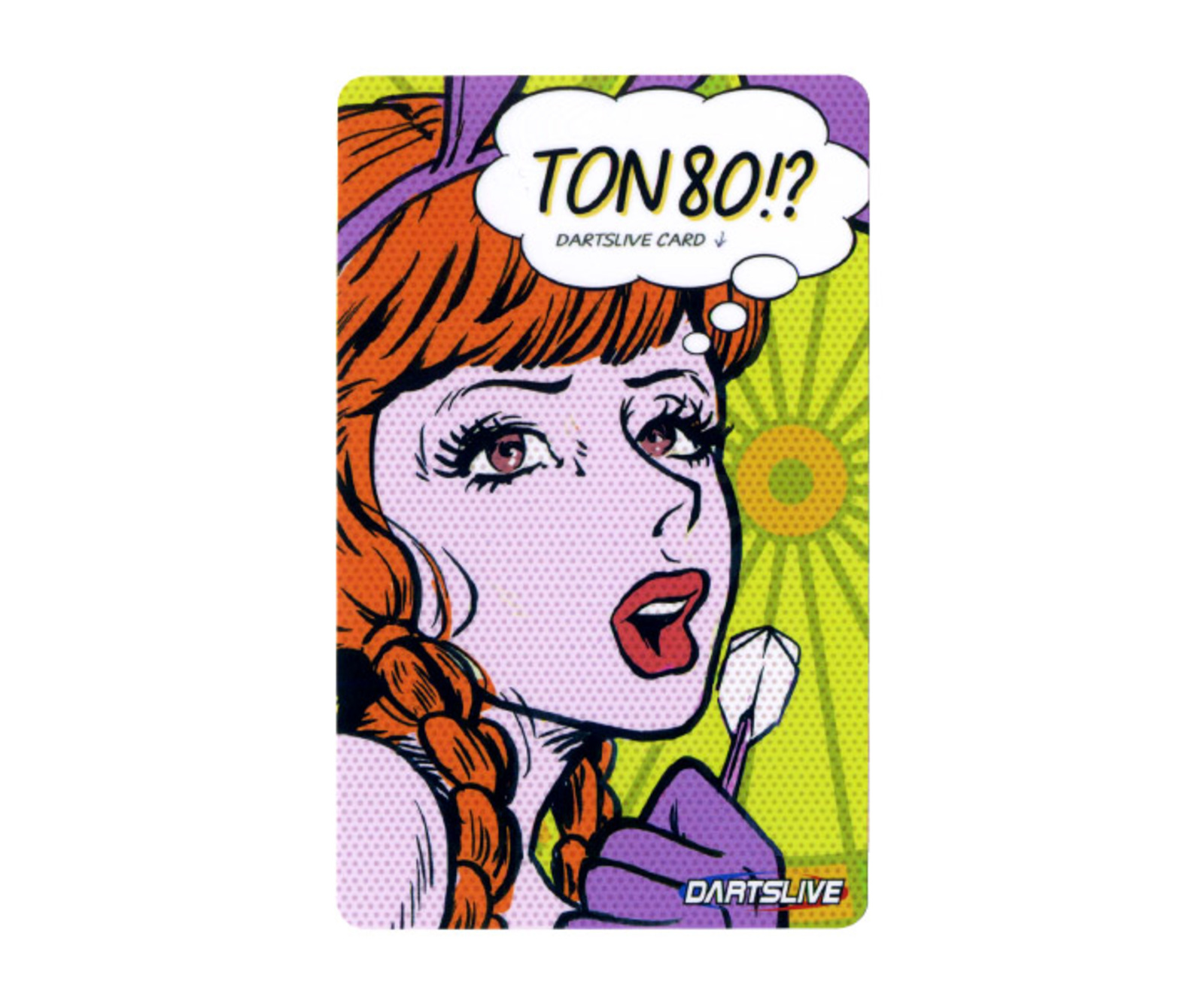 ダーツゲームカード【ダーツライブ】NO.1717 TON80｜ダーツ用品は