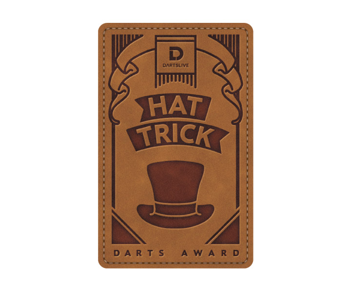 ゲームカード【ダーツライブ】#54 ハットトリックタグ｜ダーツ用品は