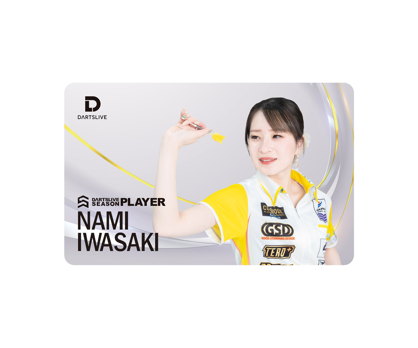 ダーツ雑貨【ダーツライブ】ダーツライブ プレイヤーグッズ第四弾 岩崎