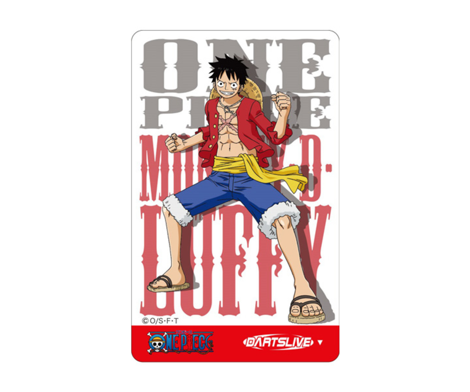 ダーツ ゲームカード【ダーツライブ】ワンピース ルフィ｜ダーツ用品は