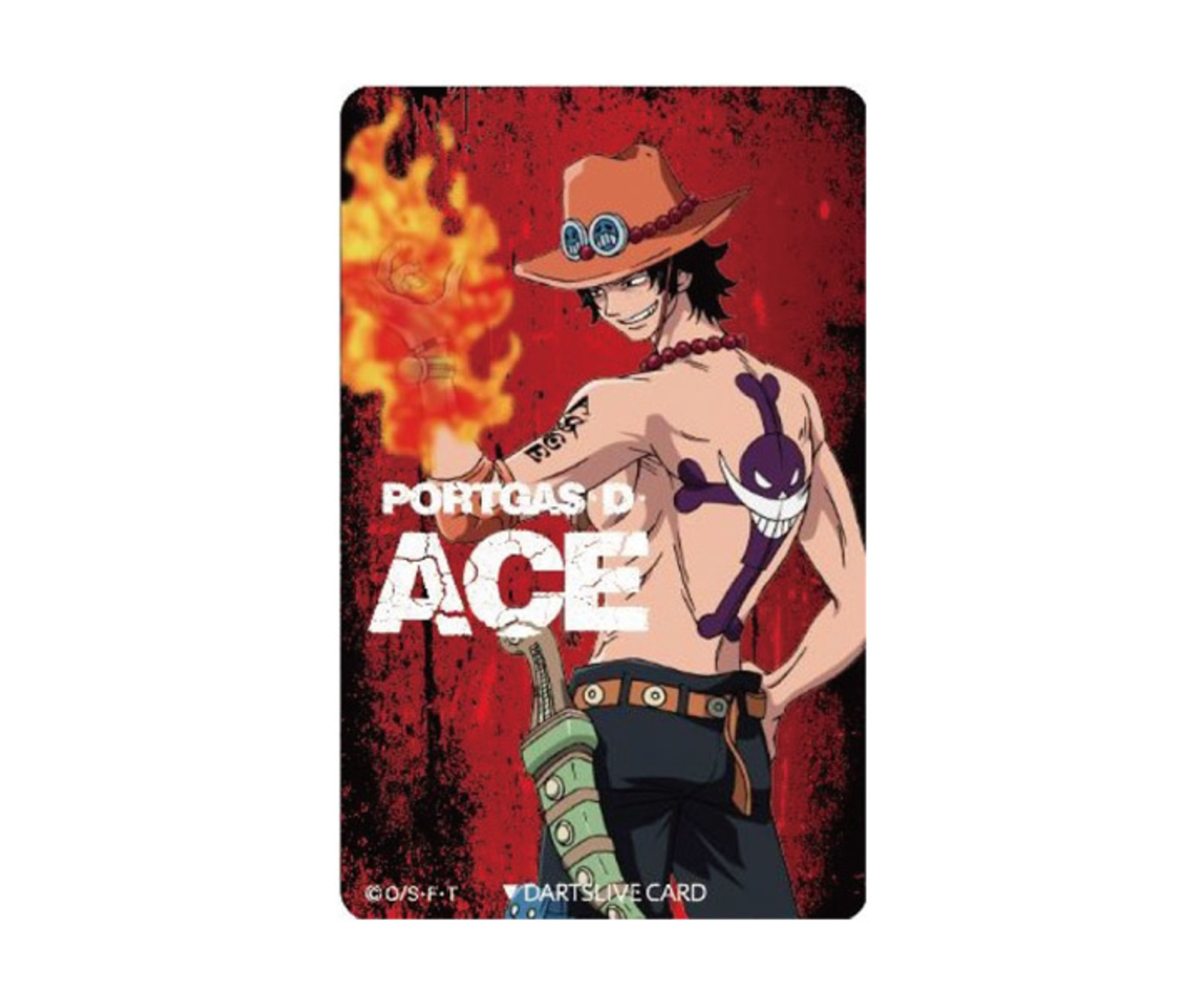 ゲームカード【ダーツライブ】2019 ワンピース エース｜ダーツ用品は