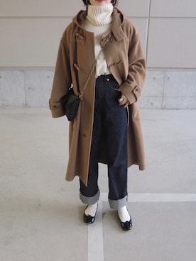 AURALEE】ベビーキャメル ビッグダッフルコート WOMENを使った人気