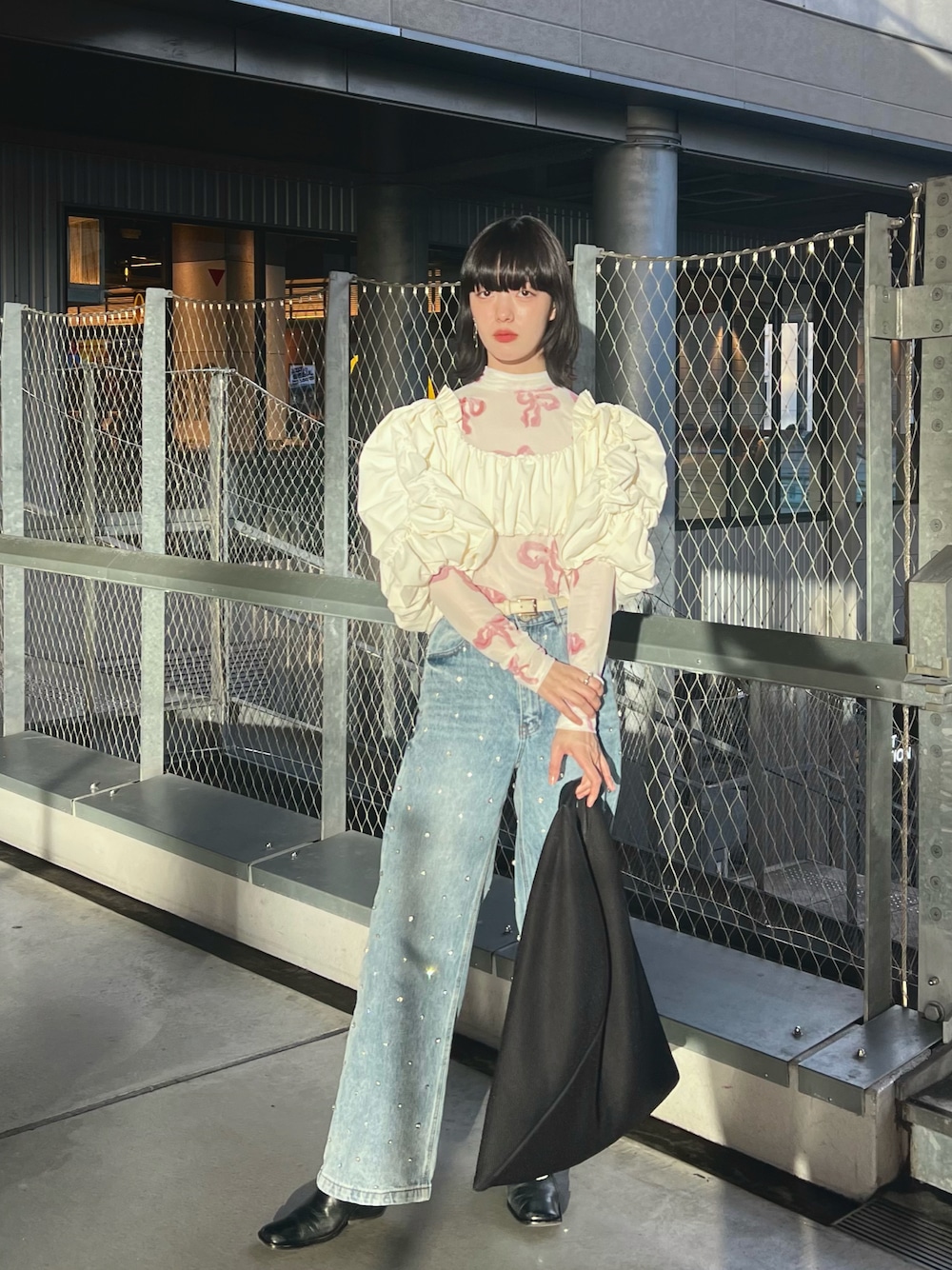 Bibiy.のデニムパンツを使った人気ファッションコーディネート - WEAR