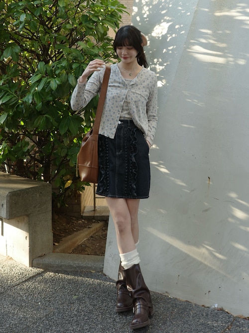 heart velours chouchou - ハートベロアシュシュ（シュシュ）｜ANU