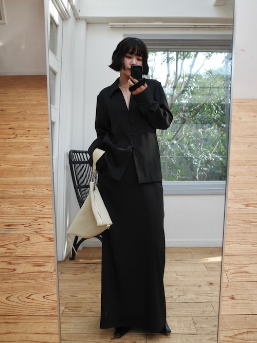 Open collar slim SH JK オープンカラースリムシャツジャケット