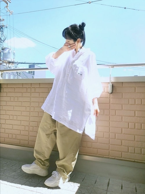 CAHLUMN/カウラム Linen Pullover Shirt/リネン プルオーバーシャツ