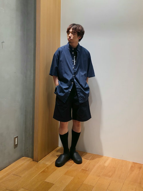 ATON COTTON LAWN OS SHORT-SLEEVE SHIRTS（シャツ/ブラウス）｜ATON