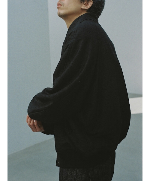 LIDNM（リドム）の「WILD SILK PADDED BLOUSON（ブルゾン）」 - WEAR