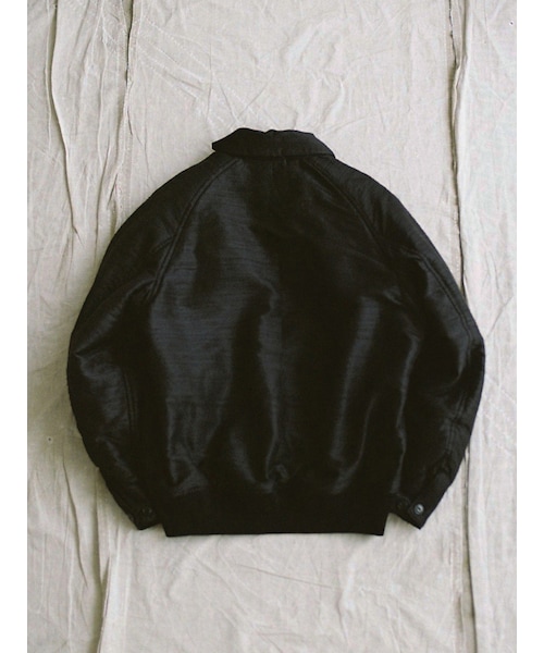 LIDNM（リドム）の「WILD SILK PADDED BLOUSON（ブルゾン）」 - WEAR