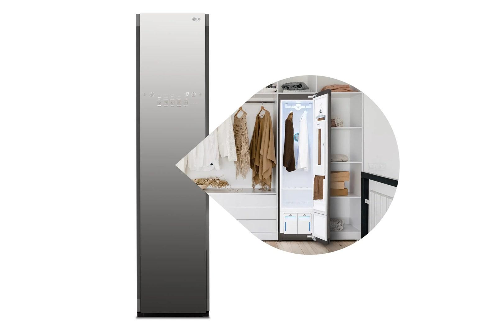 S3MFBN by LG - LG Styler® Smart Steam Closet with 3 Hangers