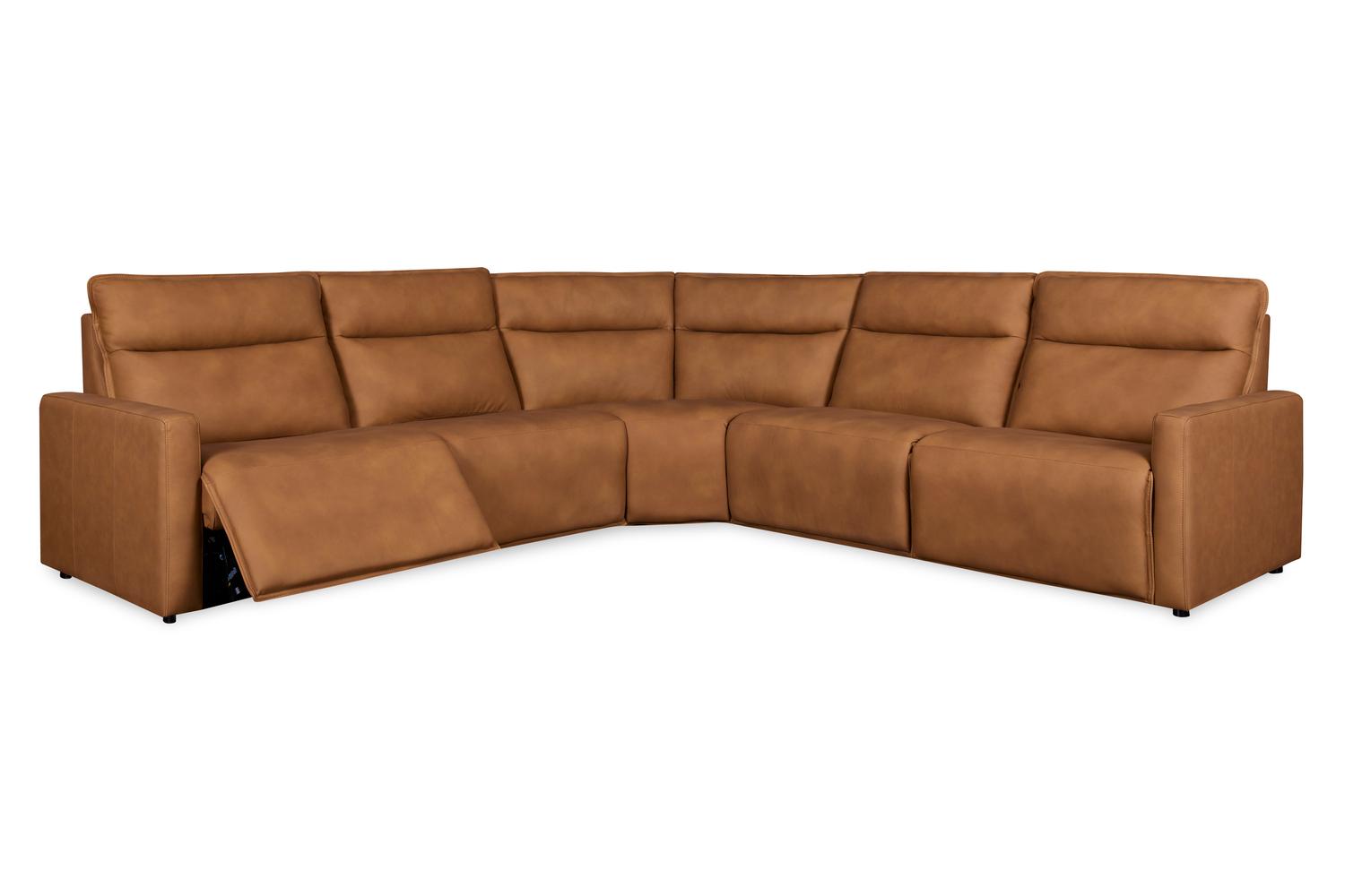 LEATHER ITALIA USA Eh3308 Adell Sectional - Laf One Arm Chair P2