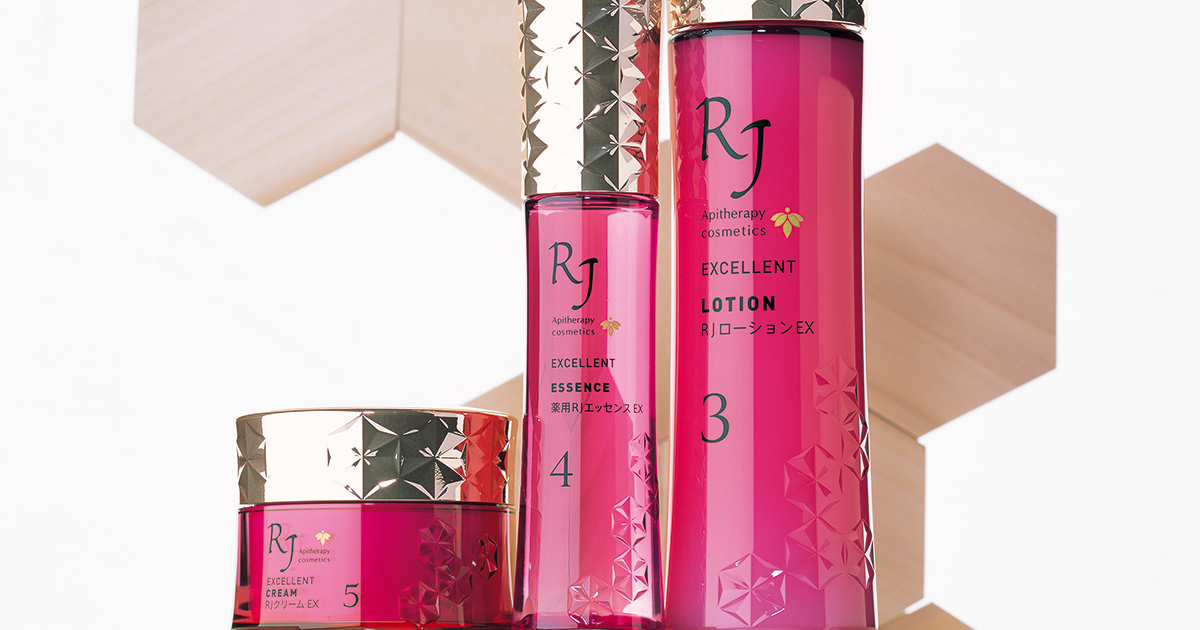 濃厚な化粧水から始める3ステップケア！山田養蜂場「RJエクセレント