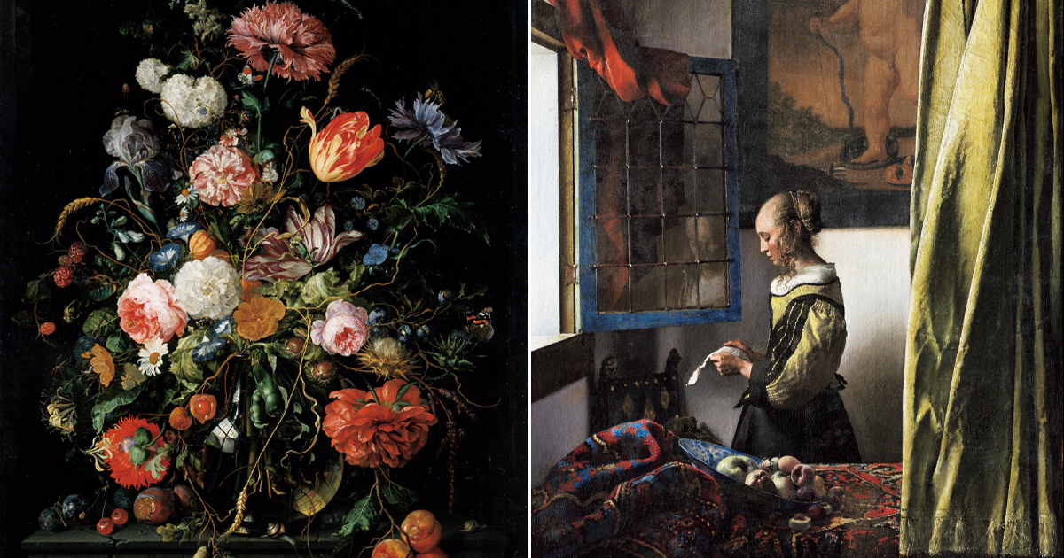 フェルメール《窓辺で手紙を読む女》の本来の姿。所蔵館以外では世界初