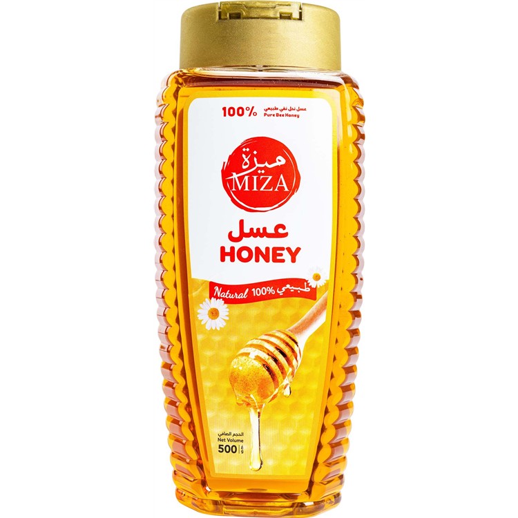 Miza Natural Honey Squeezy 500gm - Buy Honey Online at Panda KSA